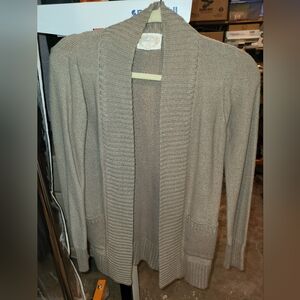Womens Ambiance Men's Beige Cardigan Sweater